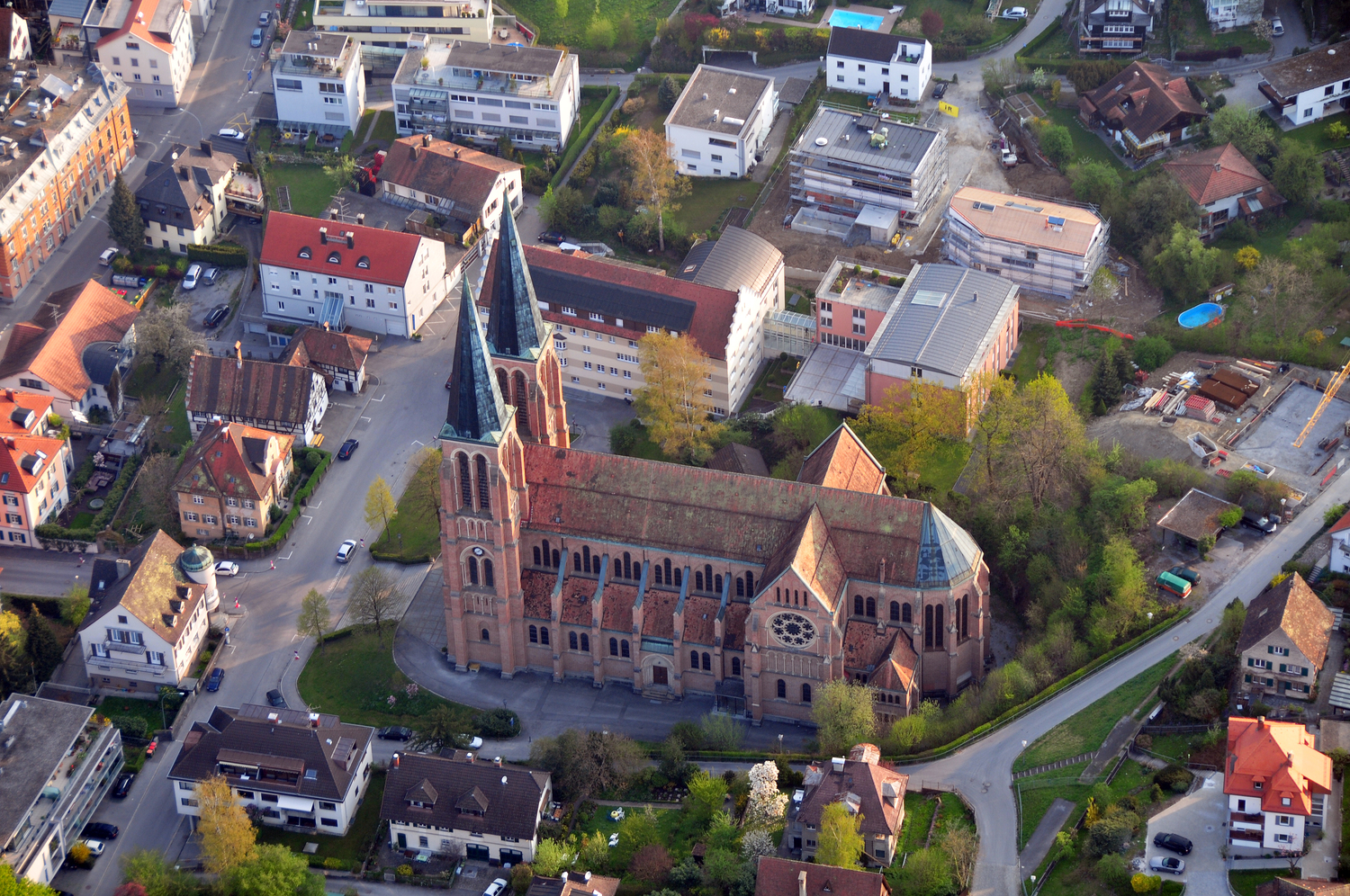 Ballonfahrt mit Pircher von Lauterach ?ber Bregenz, Eichenberg, M?ggers bis nach Lindenberg in DeutschlandMit dabei Hr. Salzmann aus dornbirn